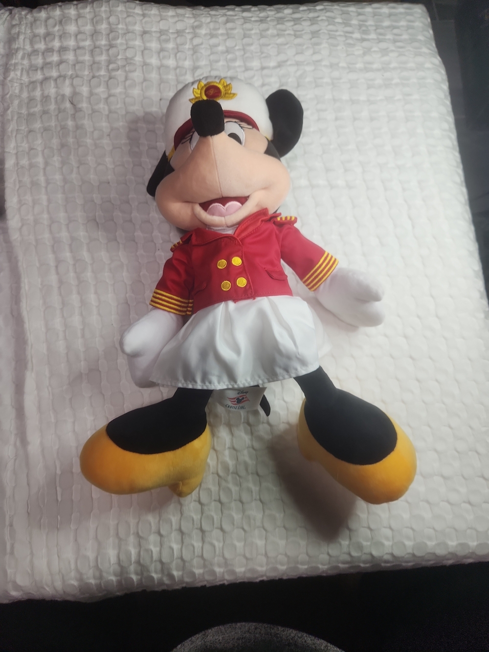 Disney Cruise Line Captian Minnie Mouse Plush 18"